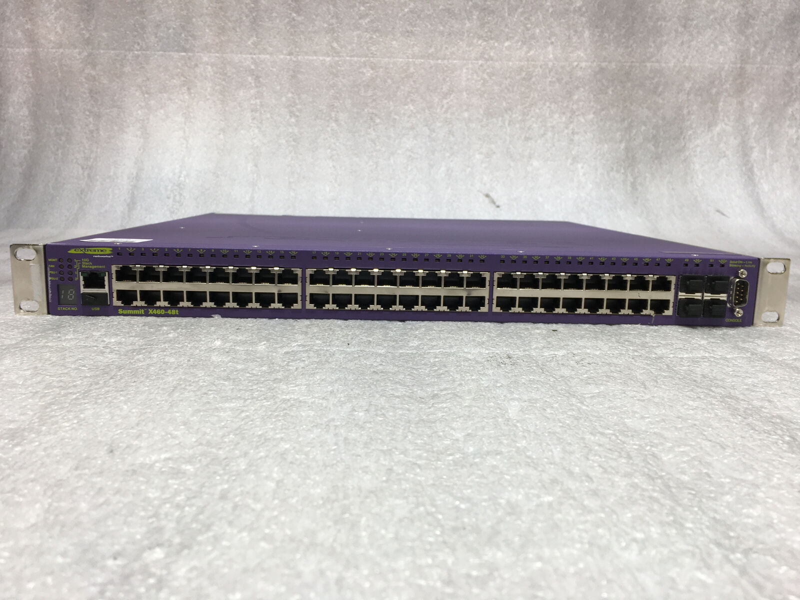 Extreme Networks Summit X460-48t 16402 48-Port Gigabit Ethernet Network Switch