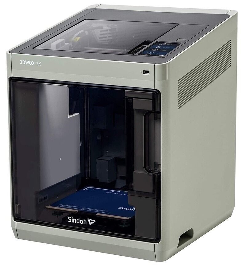 NEW Sindoh 3DWOX 1X 3D Printer- Open Source Filament, WiFi, Heatable Metal Flex