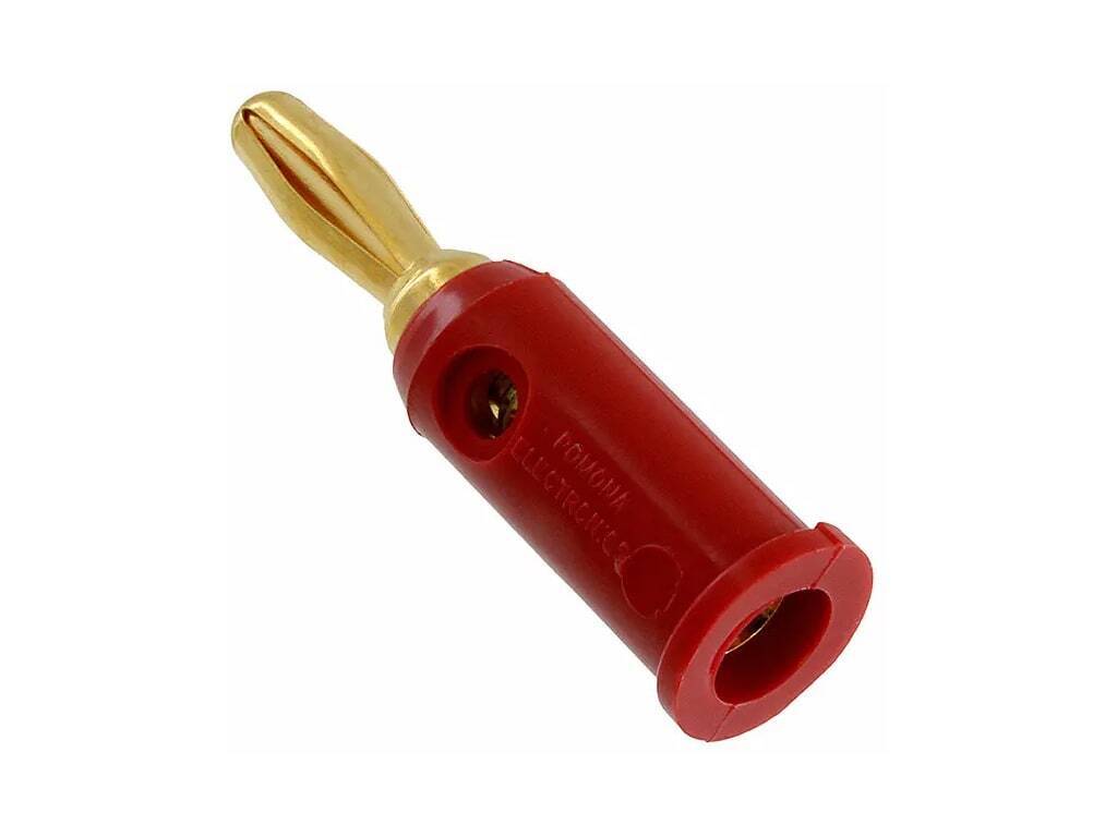 Pomona 5406-2 - Standard Banana Plug, Solderless, Red