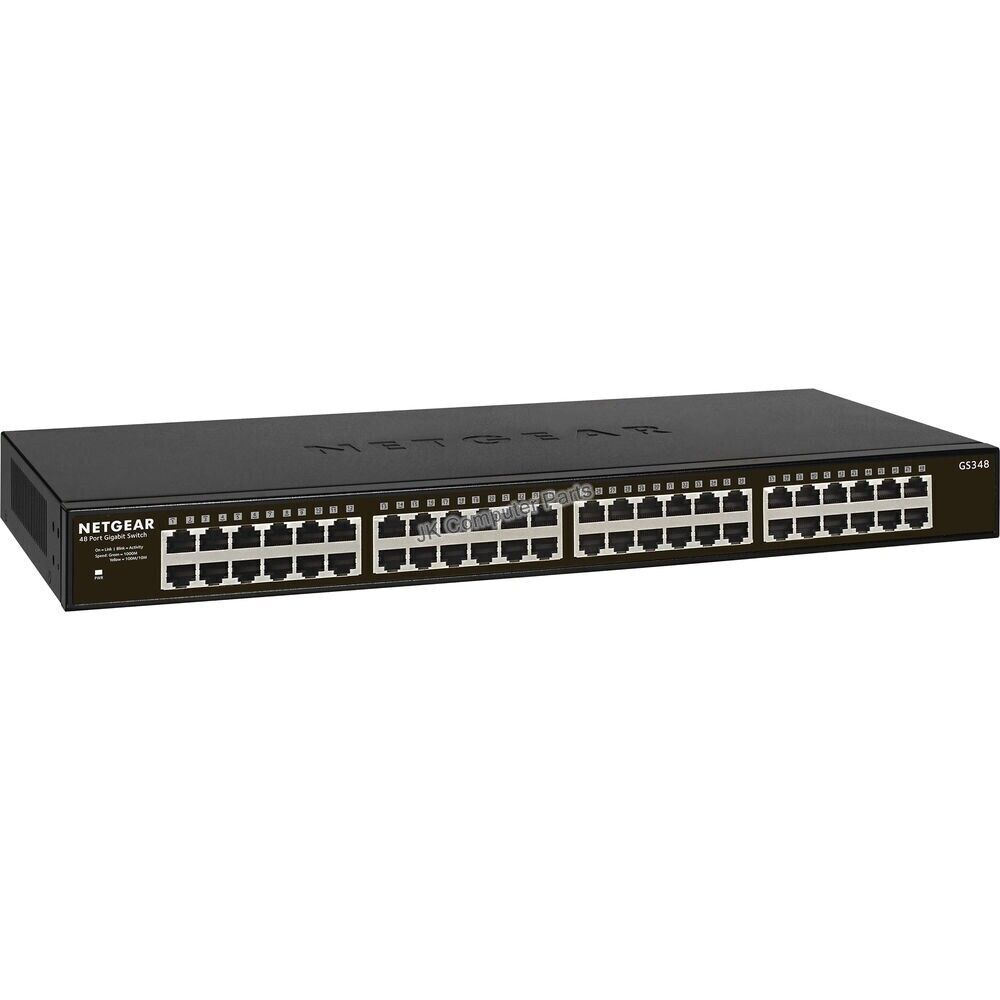 Netgear 48-Port Unmanaged Gigabit Ethernet Switch GS348-100NAS