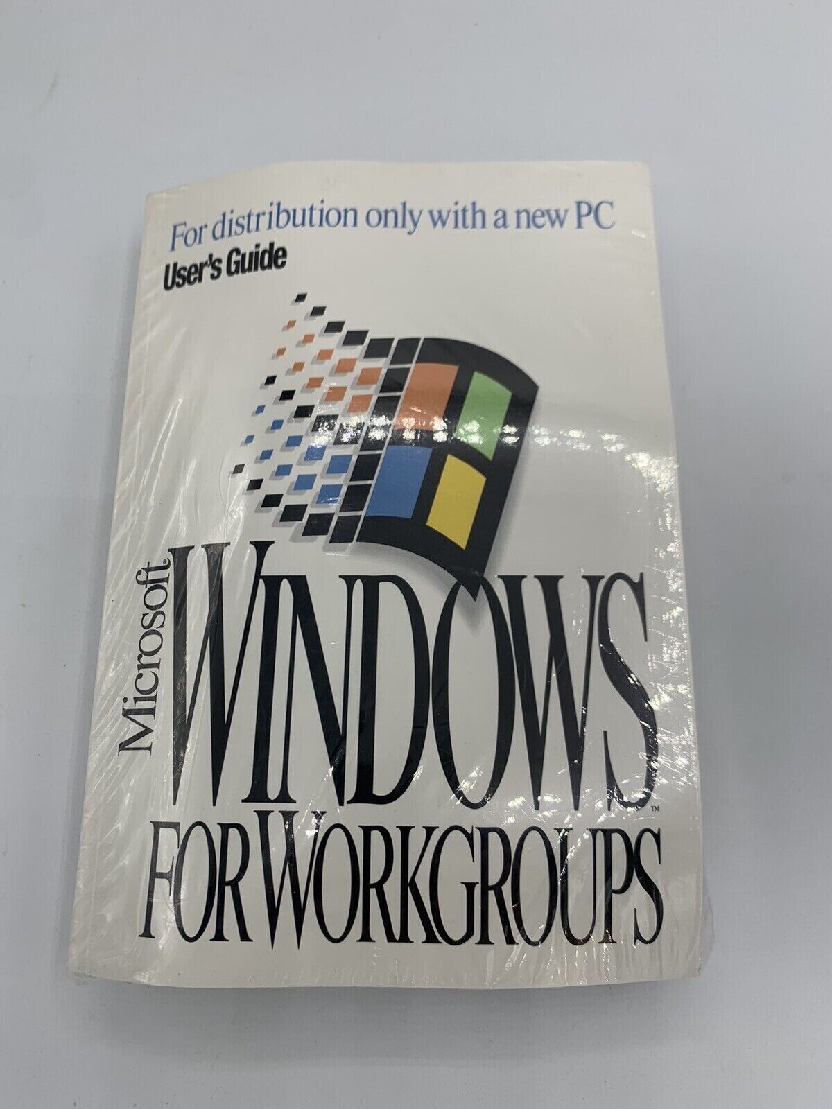 SEALED Microsoft Windows 3.11 Workgroups PC User\'s Guide COA RARE with disks 3.5