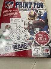 NFL Print Pro VTG Sealed Big Box PC Software MS-DOS picture