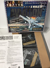 Vintage PC Games Combo with A world of Aviation iF-16 picture