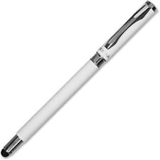 Zebra Stylus Pen Capped Ballpoint 1.0mm Sleek Metal Barrel White picture