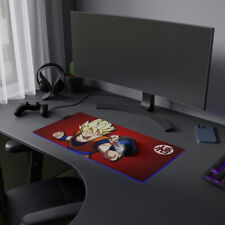 Unleash the Power of the Super Saiyan with the LED Goku Gaming Mousepad picture