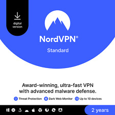 NordVPN Standard - 2-Year VPN & Cybersecurity Software for 10 Devices picture