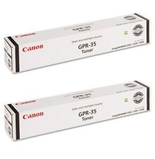 2 New Genuine Factory Sealed Canon GPR-35 Black Toner Cartridges GPR35 picture
