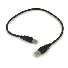 1ft USB 2.0 Certified 480Mbps Type A Male to B Male Cable  BLACK picture