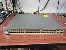 CISCO CATALYST WS-C3750G-48TS-E V04 Switch Tested Reset Working #73 picture