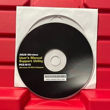 ASUS Wireless Replacement Users Manual Support Utility PCE-N15 Disc Pre Owned picture
