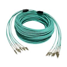 40m LC-LC MM 6 Strand Armored 10G OM3 Fiber Cable Fiber Optic Jumper Patch Cord picture