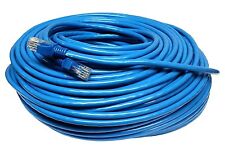 2 X 100' FT Feet CAT6 CAT 6 RJ45 Ethernet Network LAN Patch Cable Cord  - Blue picture