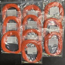 LC-PC Multimode 62.5/125 Duplex Fiber Optic Cable 15 Meter 3mm Jacket~ LOT OF 10 picture