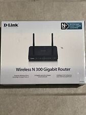 D Link Wireless Router N300 DIR 615 4 Lan Ports Wireless USB Port Black  picture