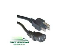 6 Ft 3-Prong Trapezoid Computer Power Cord Universal PC Cable Standard Wire 6 Ft picture