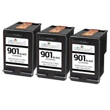 3 PACK For HP #901 Black Ink For HP Officejet 4500 G510 Series Printer picture