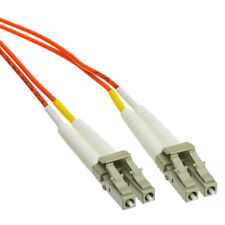 1m LC-LC Duplex 62.5/125 OM1 Multimode Fiber Patch Cable OFNR Orange Optic 3FT picture