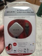 Belkin F5U407 Hi-Speed USB 2.0 4-Port Ultra-Mini Hub NEW Multi-Device Connector picture