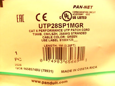 QTY 10 - Panduit UTP28SP1MGR Ethernet Cables / Networking Cables picture