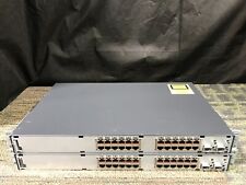 (LOT OF 2) Cisco Catalyst WS-C3750-24PS-S 3750 Series 24-Port Switch picture