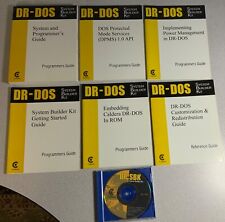 1998 Digital Research DR-DOS System Builder Kit DR-SBK with 8 Manuals picture