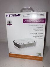 NETGEAR 5-Port Unmanaged Gigabit Switch (GS605) GS605NA Unopened ~Ships Same Day picture