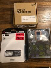 NEW Unopened, in box Intel NUC CM1BB board, BKCM8V5CB8N compute element, & SSD picture