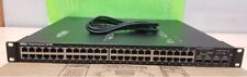 DELL POWERCONNECT (6248P) 48-Port PoE Network Switch W/RACK EARS #J2010 picture