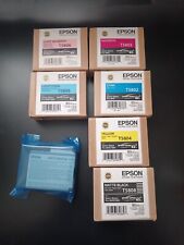 7 Epson Stylus Pro 3800 ink Cartridges Expired Ink 2011 Brand New Sealed picture