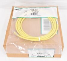 Box of (10) Panduit 10 Ft Yellow RJ45 Cat 6 Ethernet Patch Cables UTPSP10YLY picture
