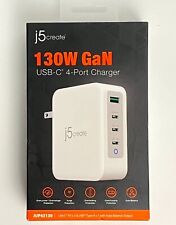 j5 Create 130W GaN USB-C 4-Port Charger JUP43130 Charge 4 Devices at Once picture