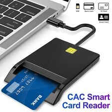 USB C Smart Card Reader DOD Military CAC Common Access-Bank Card-ID for Windows picture