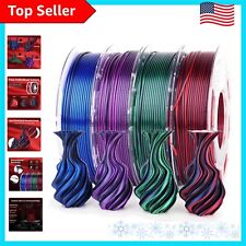 Smooth Silk Black Series PLA Filament Pack - Eye-Catching Color Change Effects picture