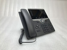 Used Cisco CP-8861 VOIP Business Phone Wiped w/Stand and Headset picture