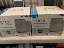 Sealed NETGEAR ORBI AX3000 SMART HOME WIFI TRI-BAND MESH WIFI 6 SYSTEM RBK652S picture