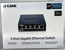 D-Link 5 Port Gigabit Unmanaged Metal Desktop Ethernet Switch DGS-105 picture