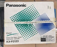 Vintage Panasonic KX-P2123 Quiet Printing 24 Pin Dot Matrix Printer Tested Works picture