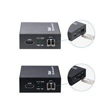a Pair of HDMI to Optical Fiber Extender Converter with SFP+ Slot, 10km SFP+ ... picture