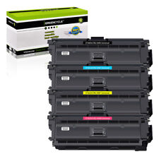 4 Pack CF360A Color Toner for HP 508A LaserJet M552dn M553dn M577dn MFP Printer picture