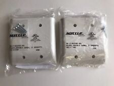 Suttle SE-2-6520-85 Plate, Double Gang, 3 Inserts (lot of 2) picture