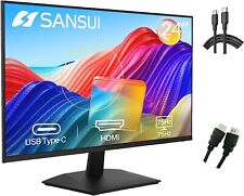 Sansui Monitor 24 inch FHD PC Monitor with USB Type-C,Built-in Speakers Earphone picture