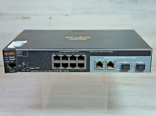 HP Aruba 2530-8G Network Switch J9777A 8 Port + 2 Port SFP Rev 21.00 NO AC CABLE picture