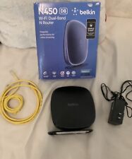 Belkin N450 DB Wi-Fi Dual-Band N Router Tested and Working in Box Four Port picture