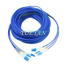 150M Indoor Armored LC-LC 4 Strand Single-Mode 9/125,Fiber Patch Cord DHL Free picture