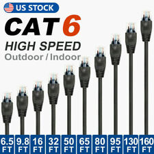 CAT 6 Ethernet Cable Outdoor/Indoor Lan Network CAT6 Internet RJ45 PatchCord LOT picture