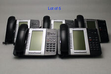 Lot of 5 Mitel 5330 IP VoIP Dual Mode Phones Handsets Gigabit Ethernet Stand picture
