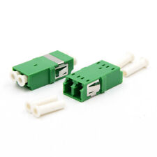 500pcs Duplex LC APC Single Mode Adapter Fiber Optic Equipment Cable Connector picture