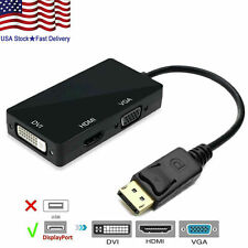 25 X 3 In 1 Display Port DP Male To HDMI/DVI/VGA Female Adapter Converter 1080P picture