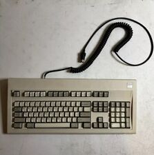 Cleaned Vintage 1986 Square Logo IBM Model M AT Clicky Spring Keyboard #1390120 picture