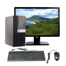 Dell Desktop Computer i5 Tower PC Up To 16GB RAM 1TB HD/SSD 24in Windows 10 Pro picture